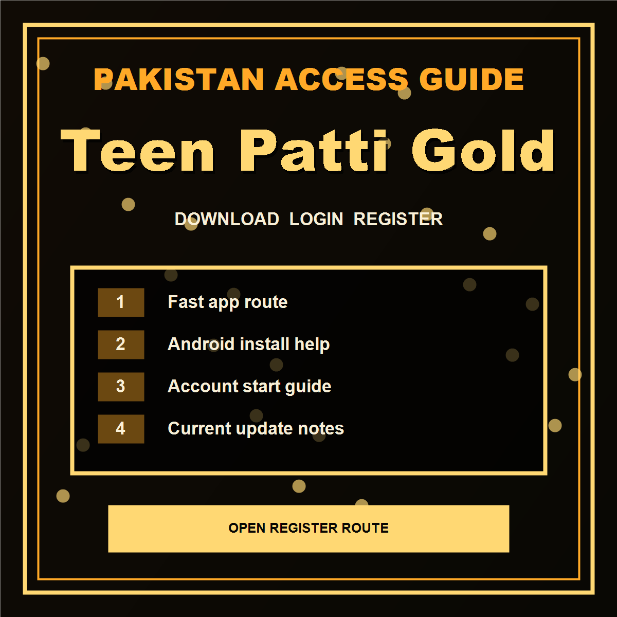 Teen Patti Gold Pakistan route visual